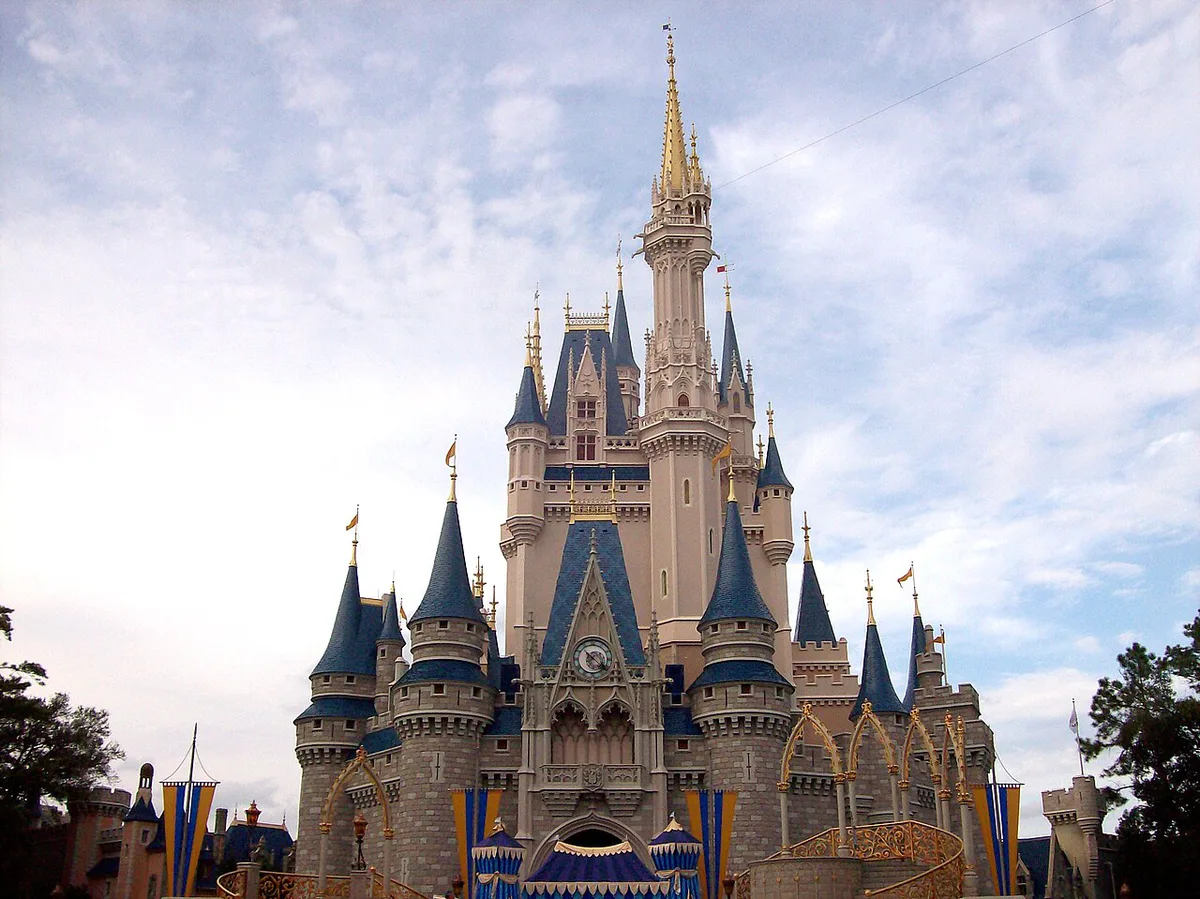 Sleeping Beauty Castle at Disneyland on a sunny afternoon — 1