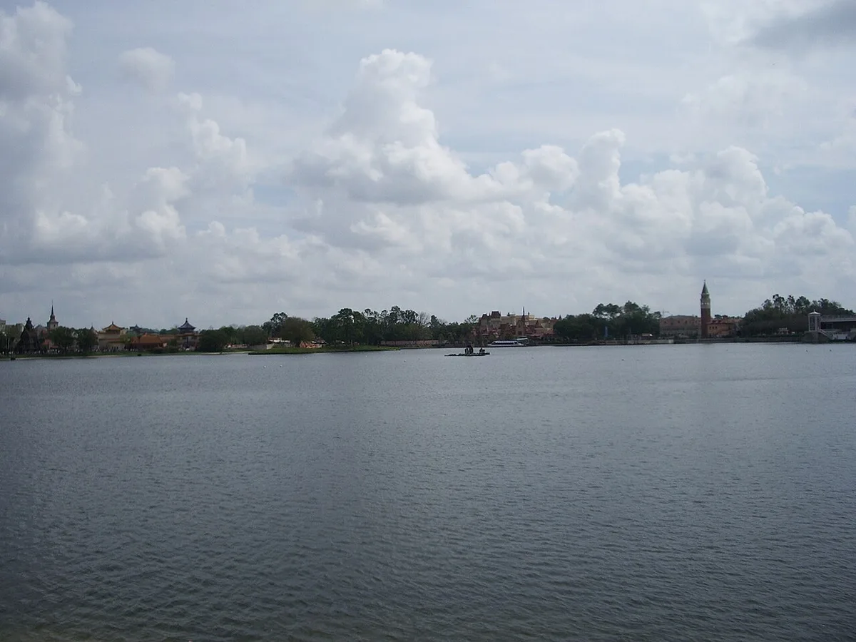Spaceship Earth geodesic sphere at the entrance to EPCOT — 1