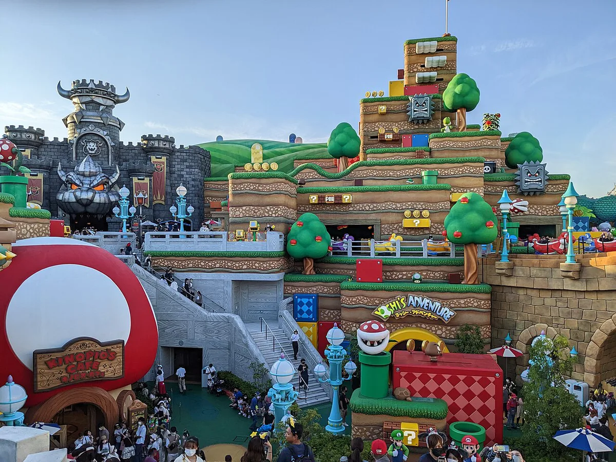 Colorful Super Nintendo World land at Universal Epic Universe in Orlando — 1