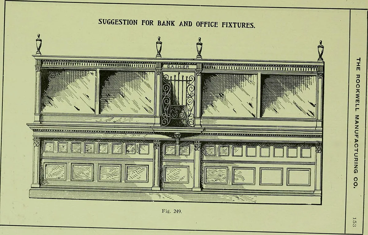 Millwork catalogue - makers of the original patent dowelled doors sash blinds fine interior finish store and office fixtures bank counters dealers in lumber etc (1904) (14585884869) — 1