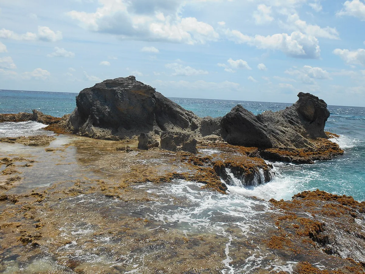 Shallow turquoise water at Playa Norte on Isla Mujeres — 2