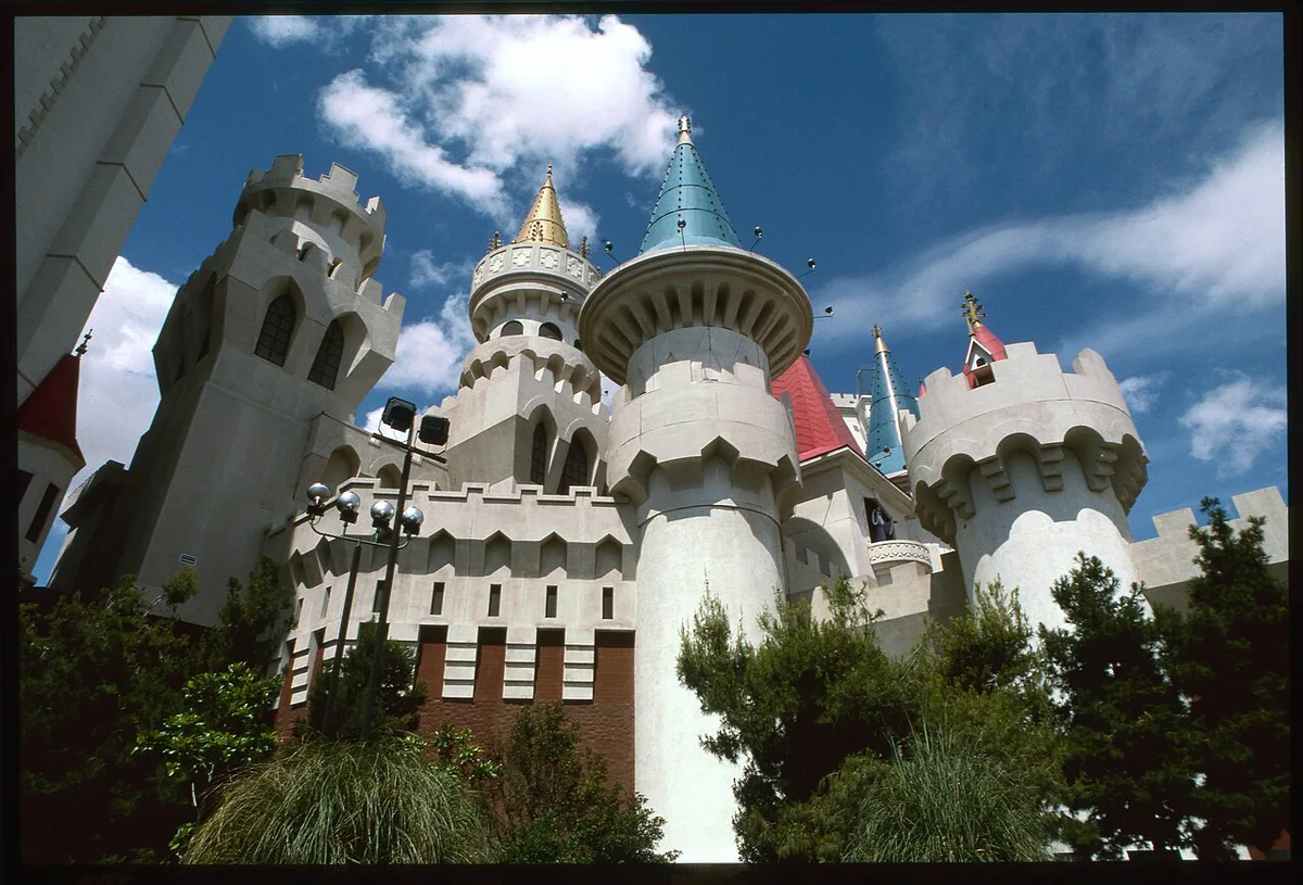 Excalibur Hotel's castle towers on the Las Vegas Strip — 2