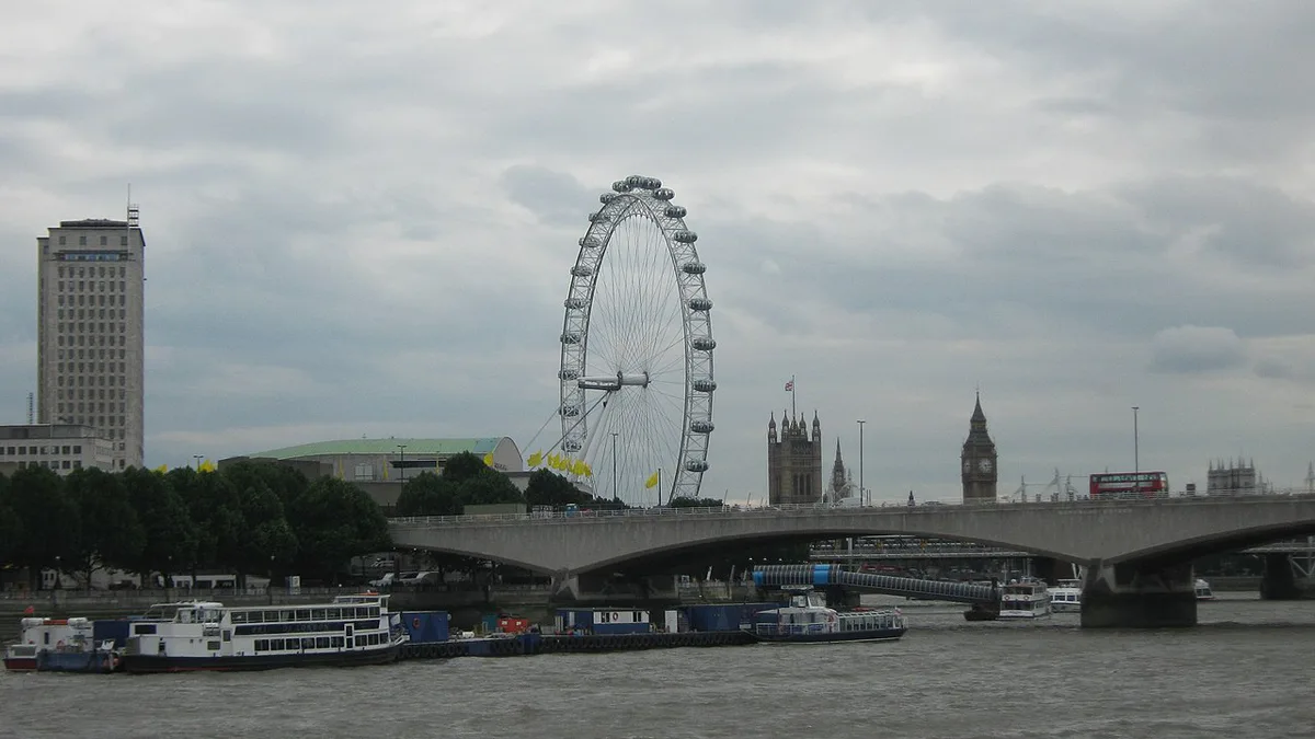 View of London Eye and Southbank - geograph.org.uk - 2021057 — 1