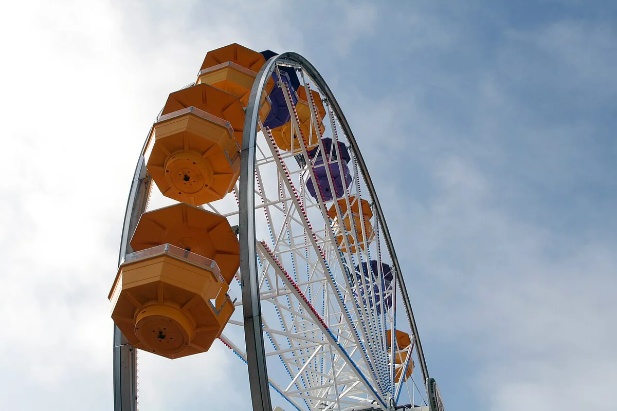 Ferris Wheel Santa Monica Pier (24039087124) — 1
