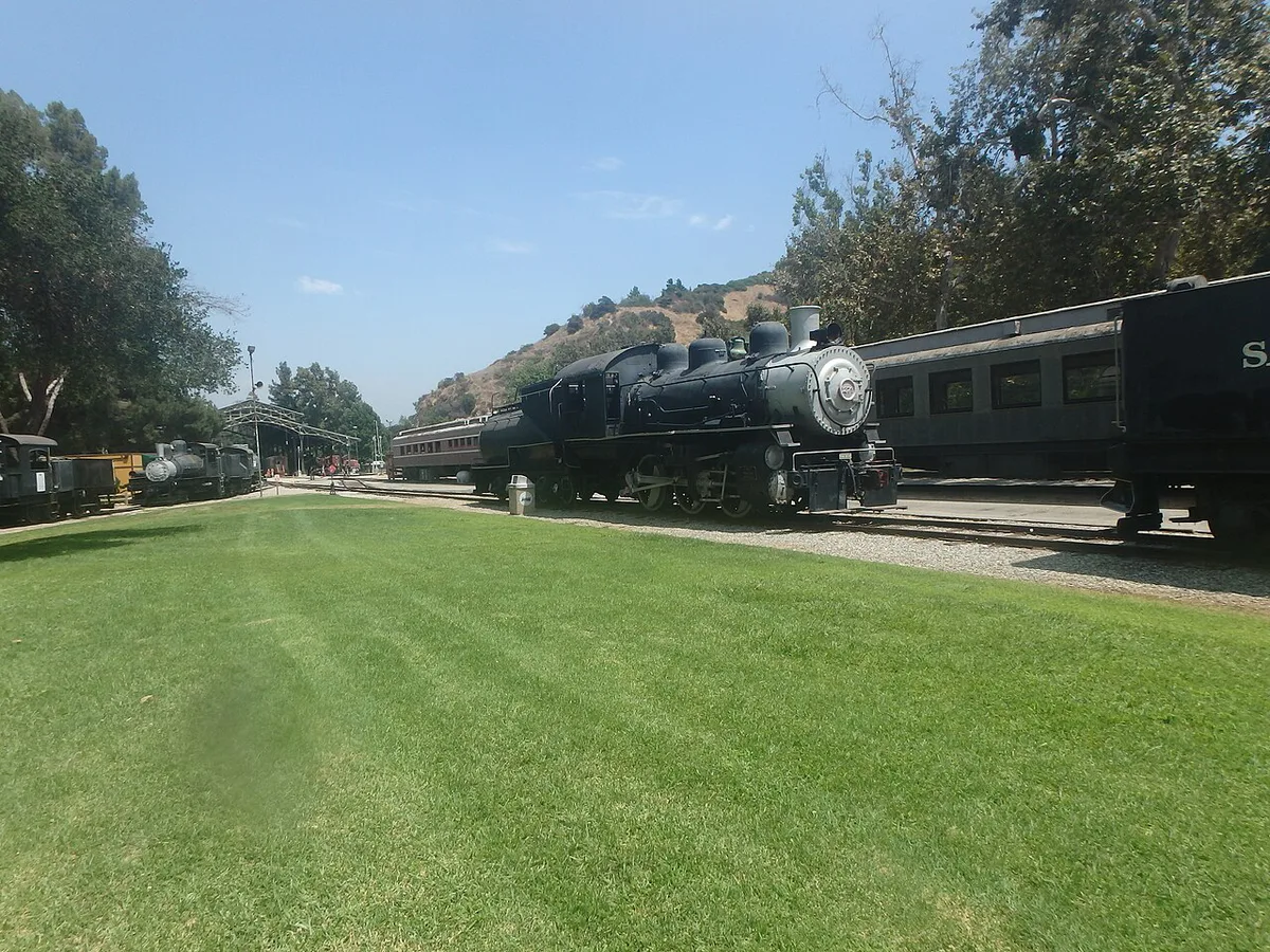 Vintage locomotives at Travel Town Museum in Griffith Park — 2