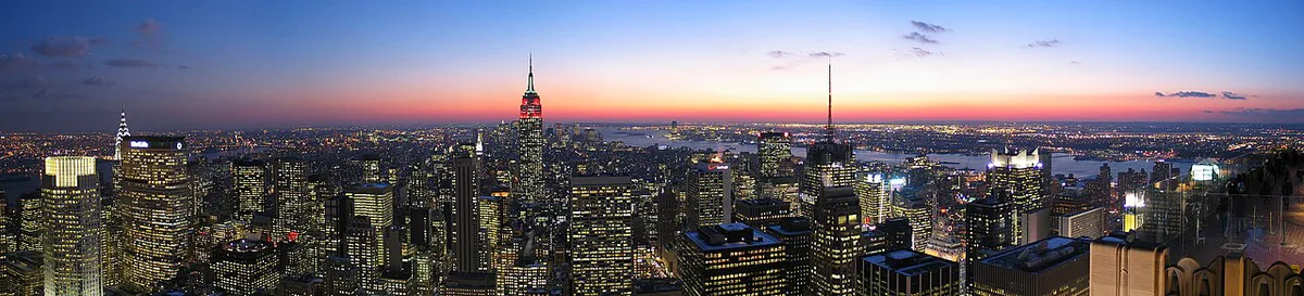 NYC Top of the Rock Pano — 1