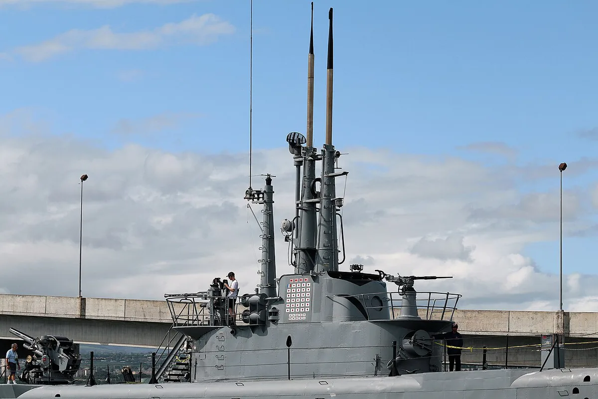 USS Arizona Memorial spanning the sunken battleship at Pearl Harbor — 2