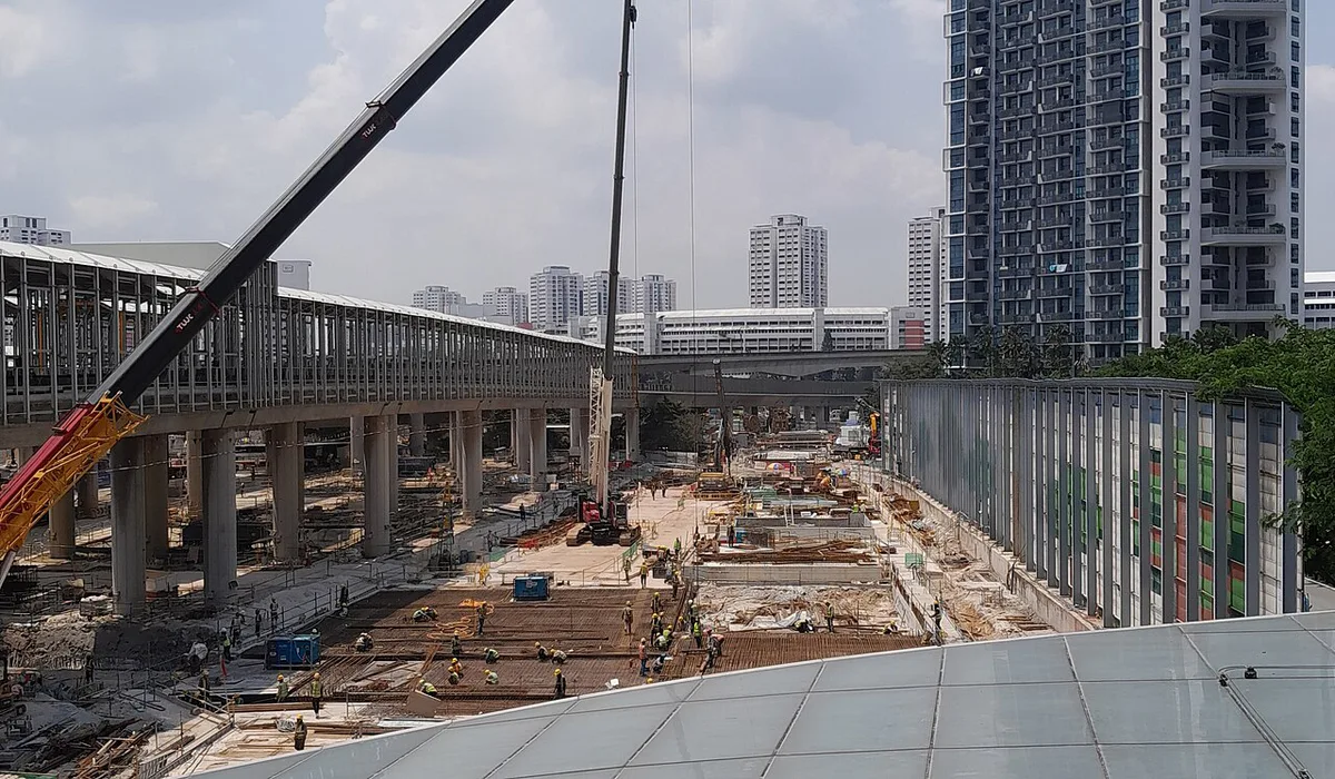 Jurong East Integrated Transport Hub under construction — 2