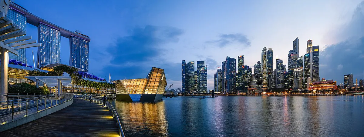 Singapore Marina Bay Dusk 2018-02-27 — 2